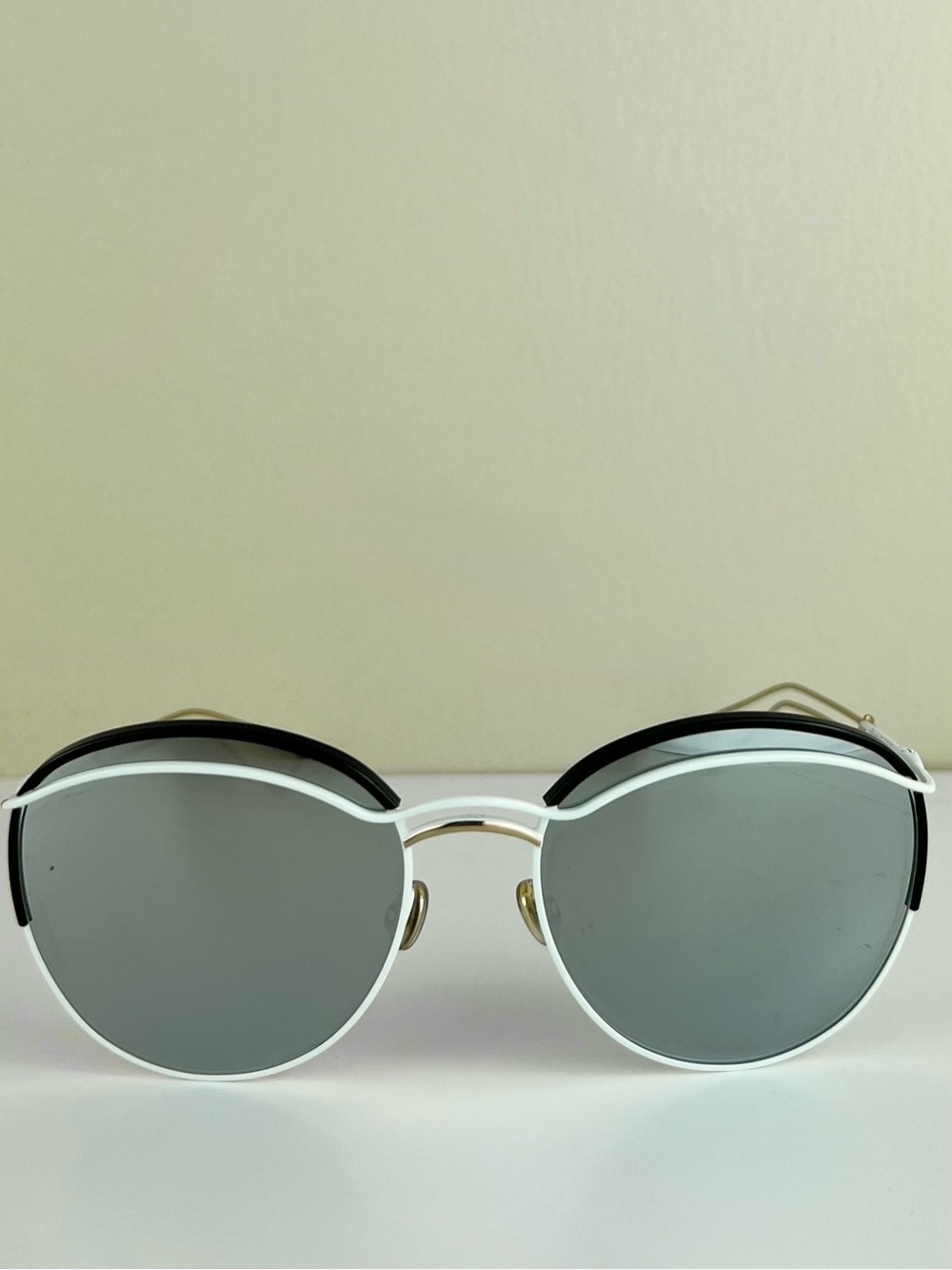 DIOR MIRRORED ROUND SUNGLASSES - Picture 11 of 12